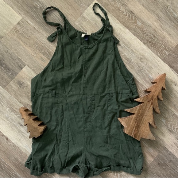 Universal Thread Pants - Universal Threads Green Summer Shorts Romper